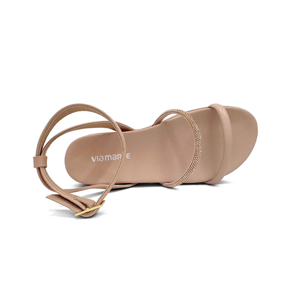 Sandália Via Marte Papete Flatform 23-17202 Macadamia Sandália Via Marte Papete Flatform 23-17202 Macadamia