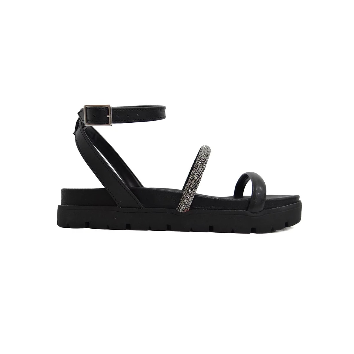 Sandália Via Marte Papete Flatform 23-17202 Preto Sandália Via Marte Papete Flatform 23-17202 Preto