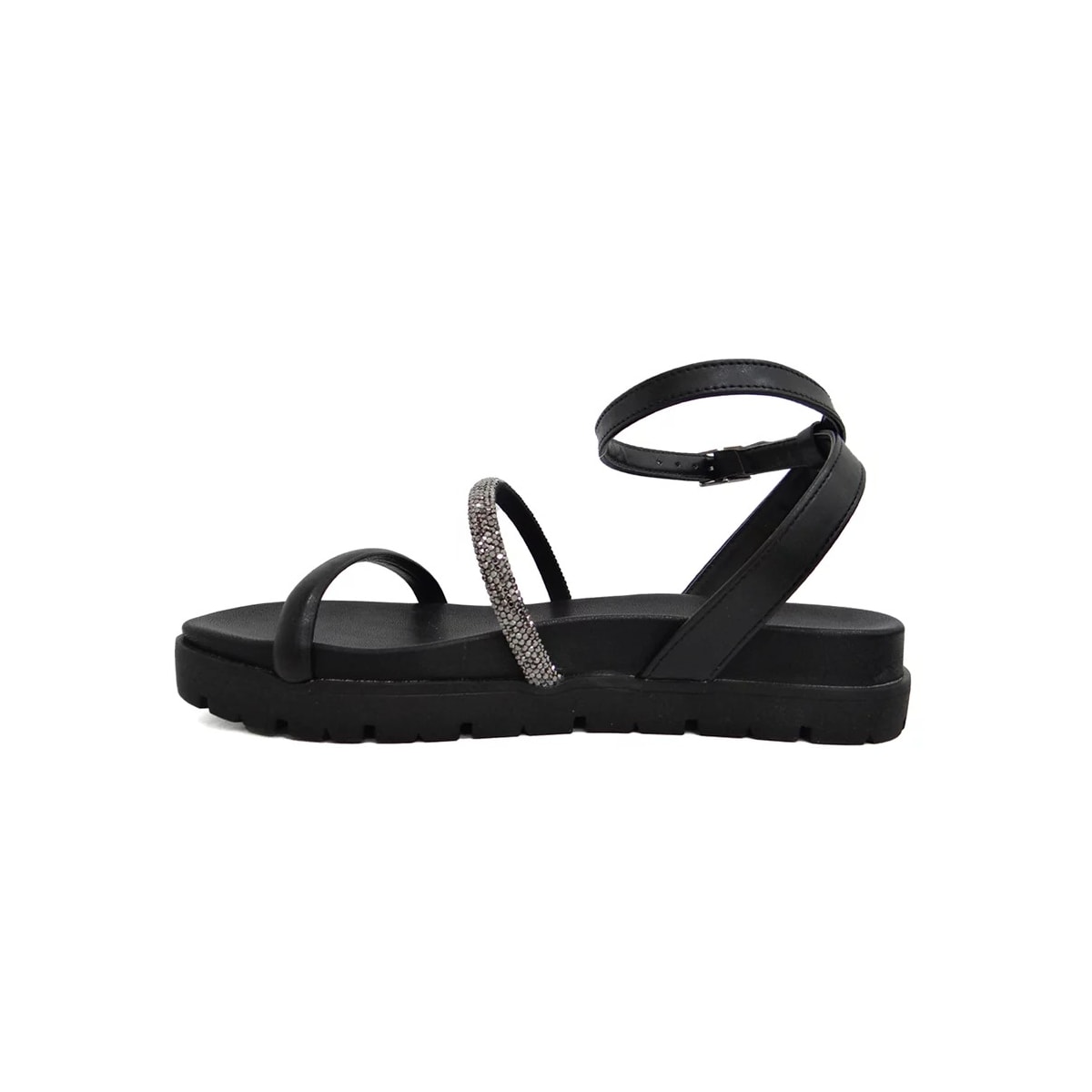 Sandália Via Marte Papete Flatform 23-17202 Preto Sandália Via Marte Papete Flatform 23-17202 Preto
