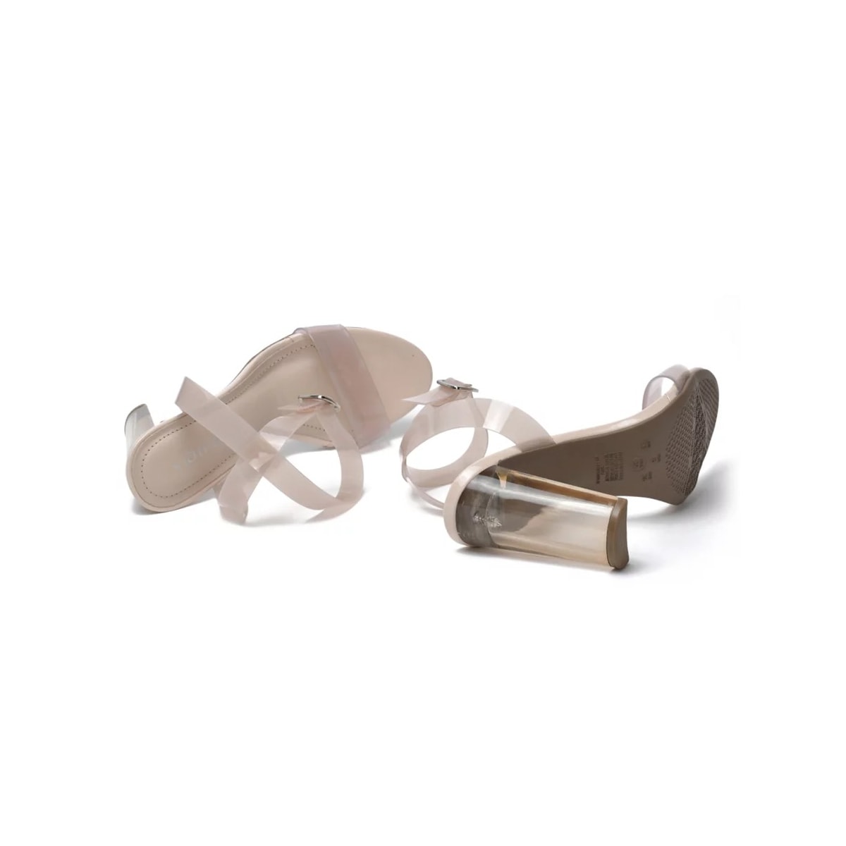 Sandália Via Marte Salto 21-15007 Crema/Crema Sandália Via Marte Salto 21-15007 Crema/Crema