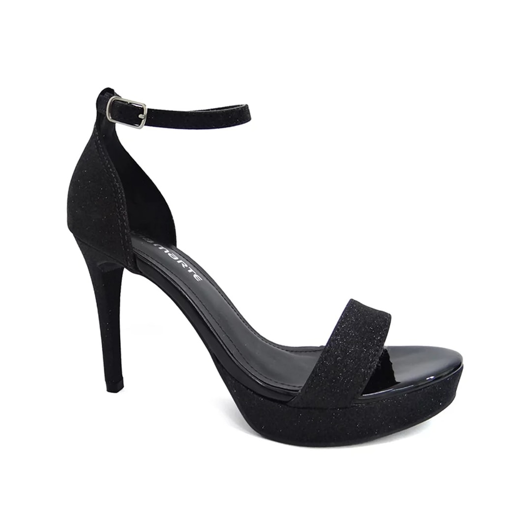 Sandália Via Marte Salto Alta 22-16310 Preto