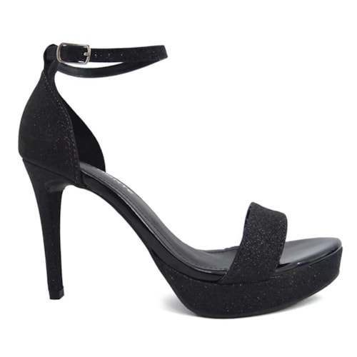 Detalhe - Sandália Via Marte Salto Alta 22-16310 Preto