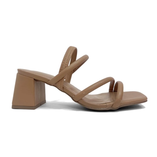 Detalhe - Sandália Via Marte Salto Baixo 171-029-01 Macchiato