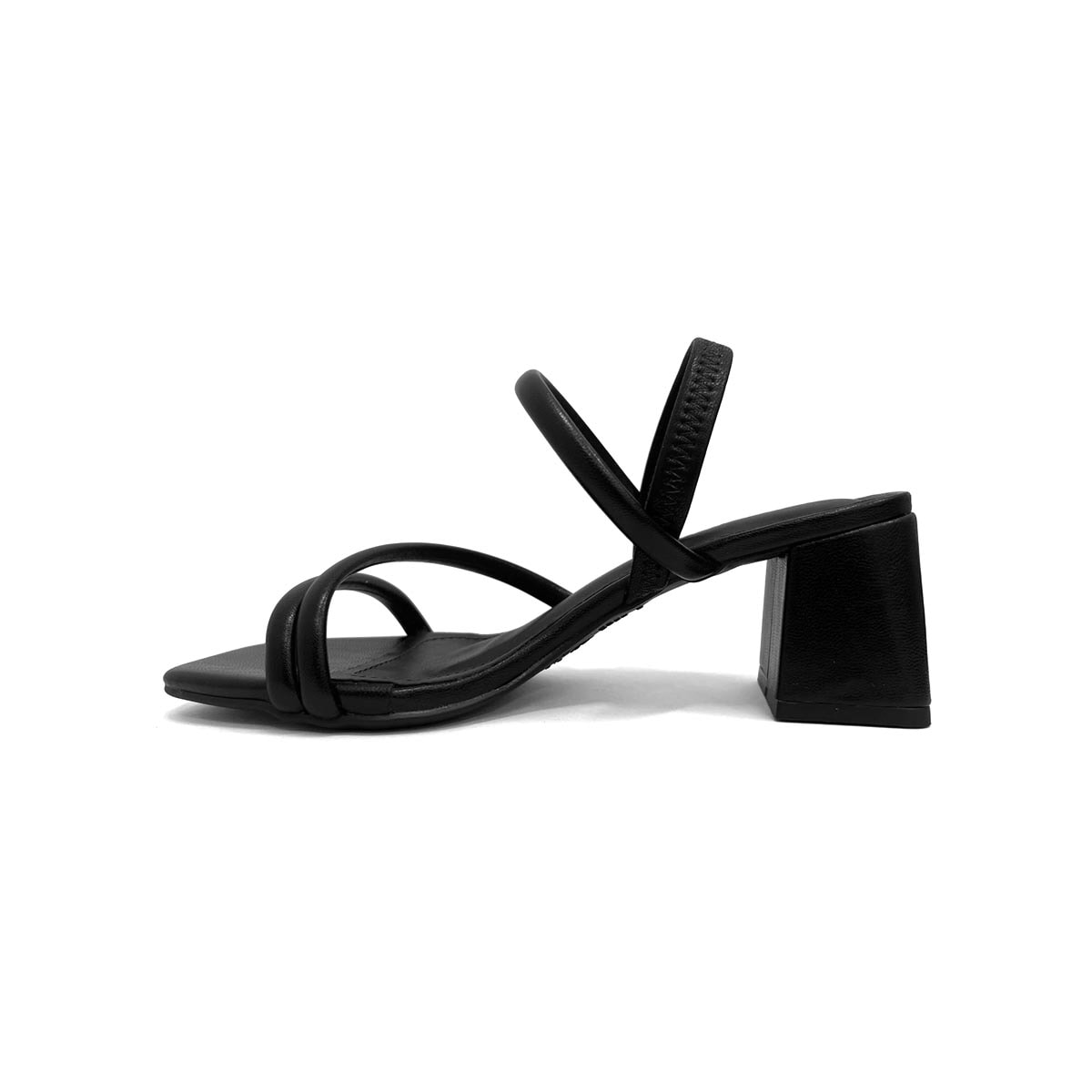 Sandália Via Marte Salto Baixo 171-029-01 Preto Sandália Via Marte Salto Baixo 171-029-01 Preto