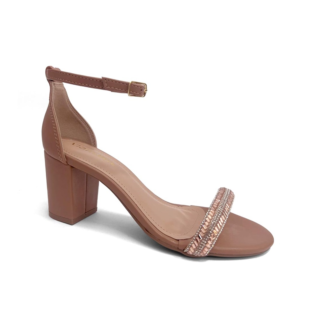 Sandália Via Marte Salto Bloco 115-024-01 Mocha Mousse Sandália Via Marte Salto Bloco 115-024-01 Mocha Mousse