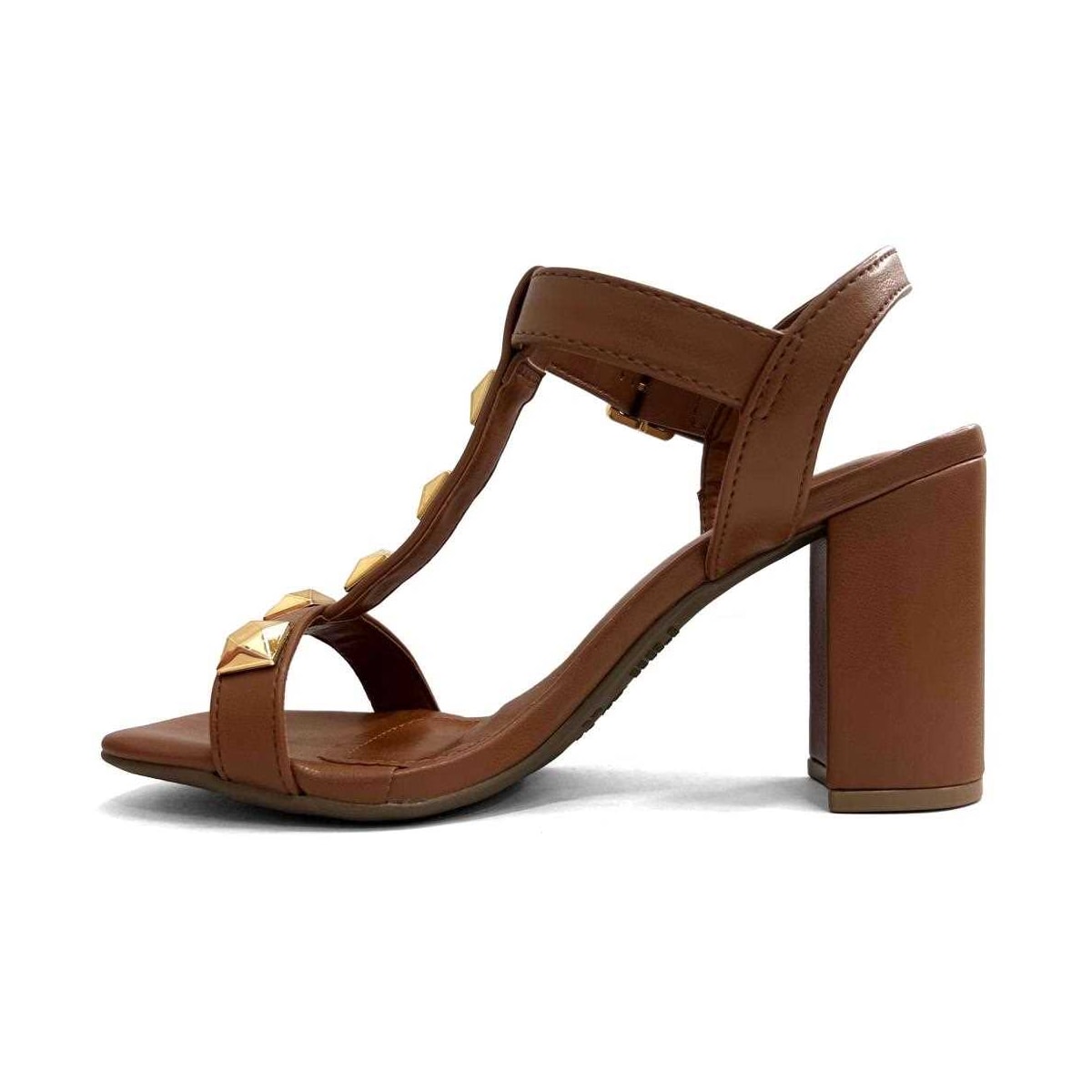 Sandália Via Marte Salto Bloco 139-001-01 Ganache Sandália Via Marte Salto Bloco 139-001-01 Ganache