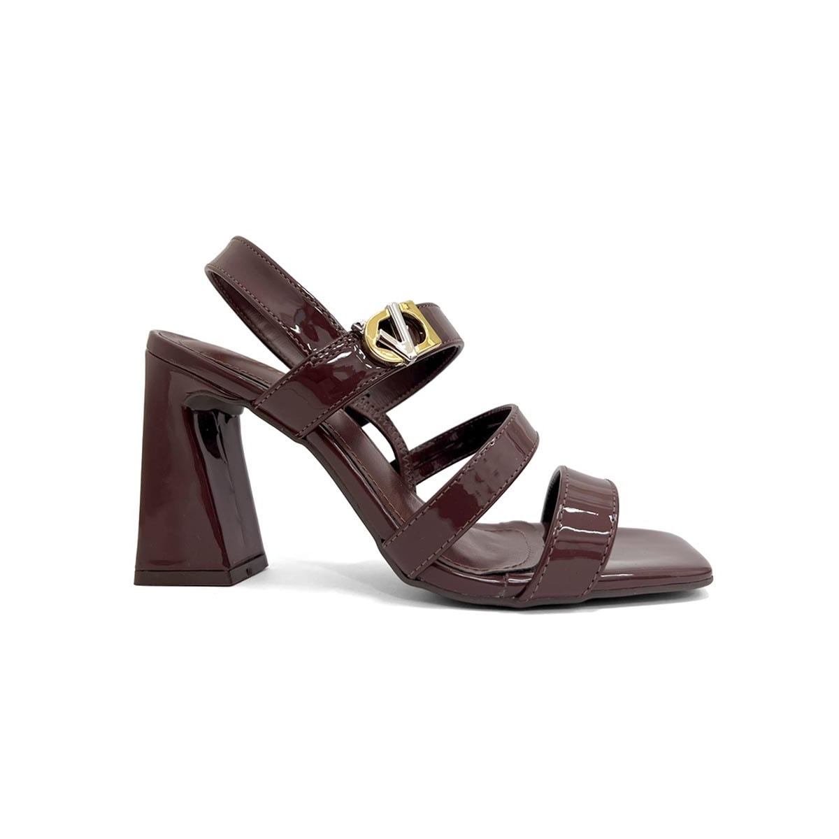 Sandália Via Marte Salto Bloco 150-014-01 Marrochino Sandália Via Marte Salto Bloco 150-014-01 Marrochino