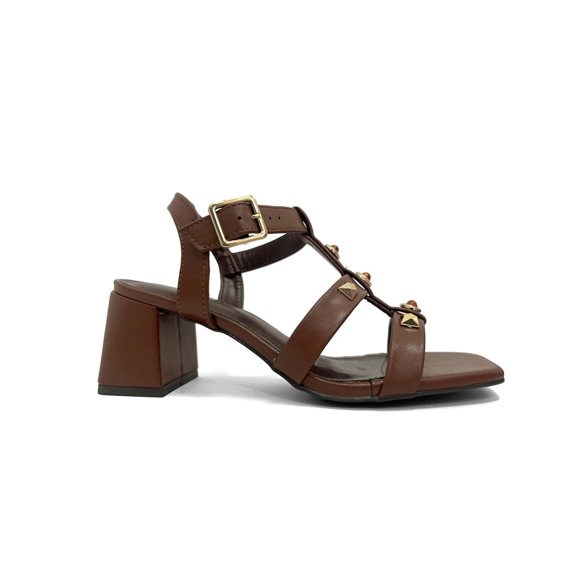 Sandália Via Marte Salto Bloco 171-035-01 Tiramisu Sandália Via Marte Salto Bloco 171-035-01 Tiramisu