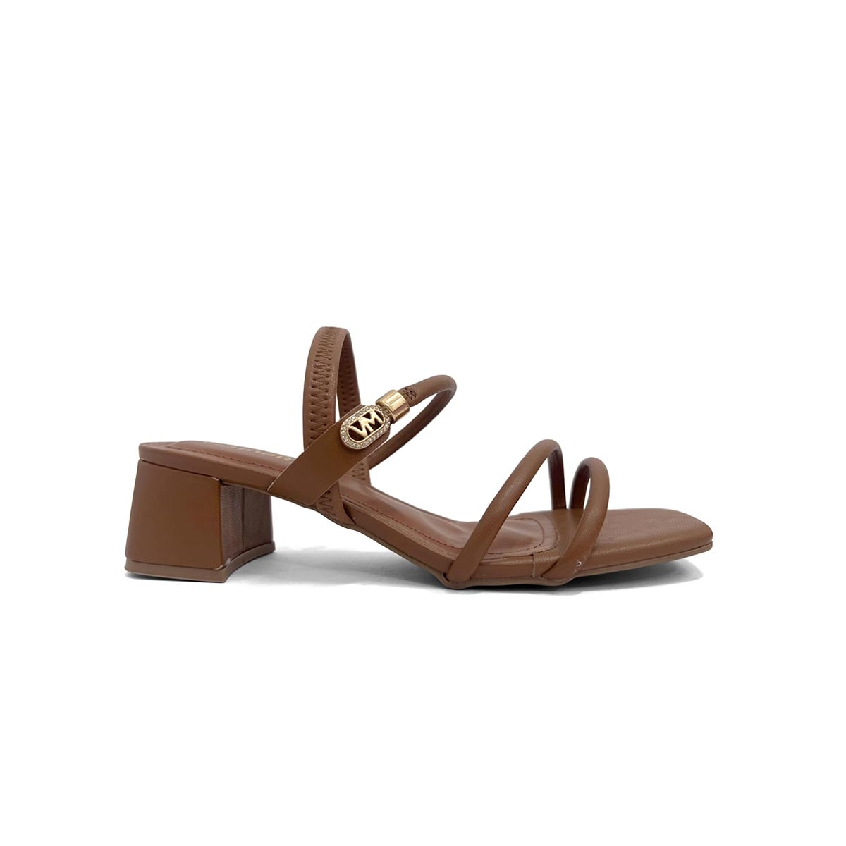 Sandália Via Marte Salto Bloco 199-018-01 Ganache Sandália Via Marte Salto Bloco 199-018-01 Ganache