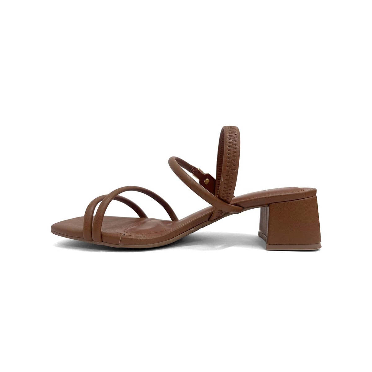 Sandália Via Marte Salto Bloco 199-018-01 Ganache Sandália Via Marte Salto Bloco 199-018-01 Ganache