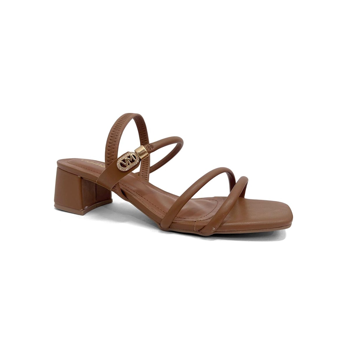 Sandália Via Marte Salto Bloco 199-018-01 Ganache Sandália Via Marte Salto Bloco 199-018-01 Ganache