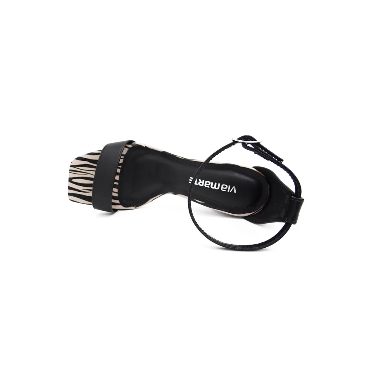 Sandália Via Marte Salto Bloco 22-14607-01 Preto/Duna Sandália Via Marte Salto Bloco 22-14607-01 Preto/Duna