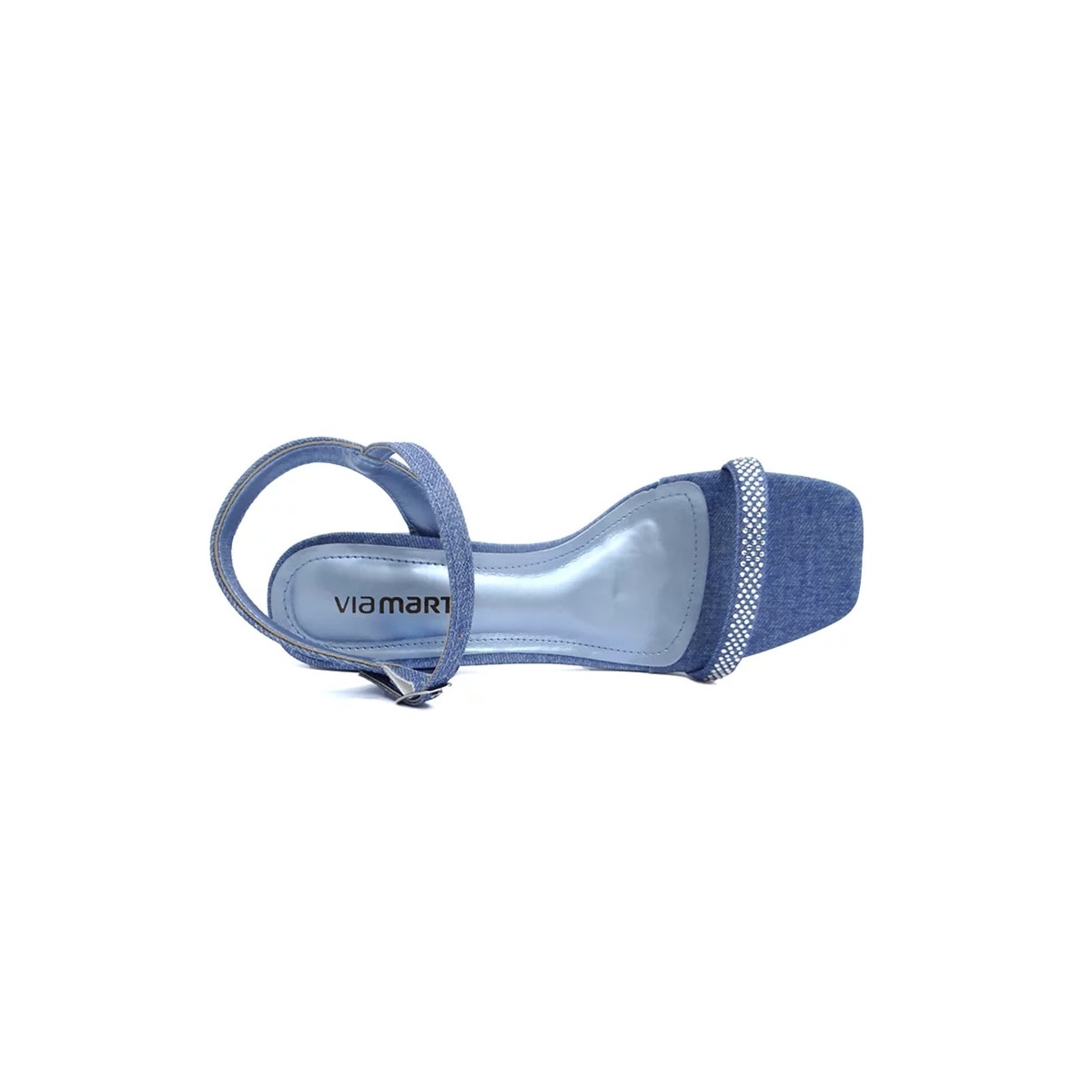 Sandália Via Marte Salto Bloco 23-10109 Jeans Italiano/Artic Sandália Via Marte Salto Bloco 23-10109 Jeans Italiano/Artic