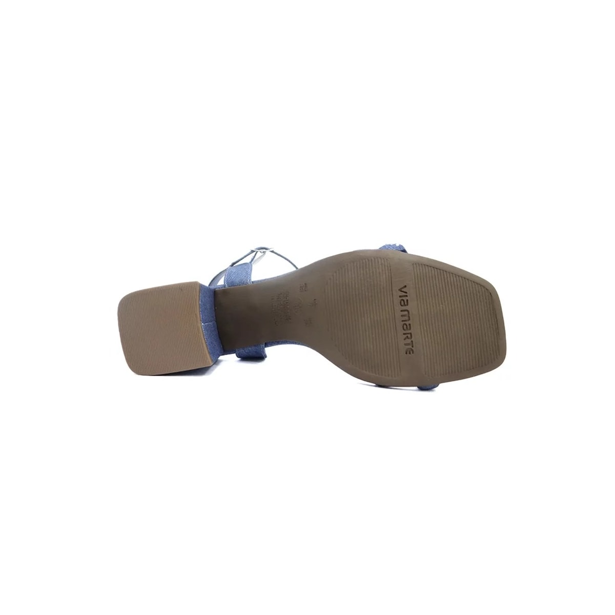 Sandália Via Marte Salto Bloco 23-10109 Jeans Italiano/Artic Sandália Via Marte Salto Bloco 23-10109 Jeans Italiano/Artic
