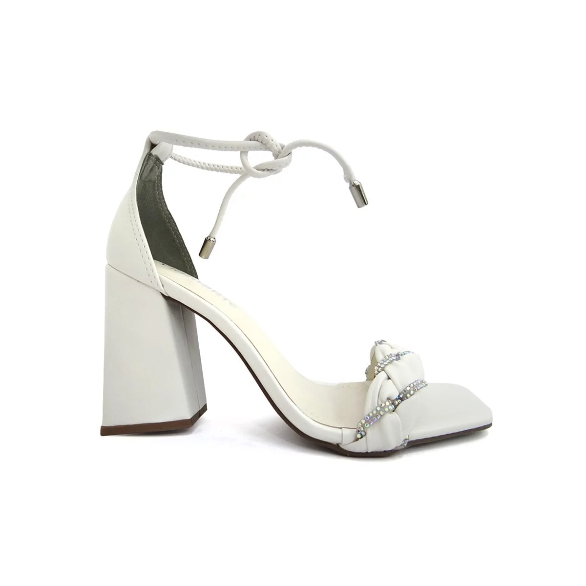 Sandália Via Marte Salto Bloco Alto 22-14603 Chantily Sandália Via Marte Salto Bloco Alto 22-14603 Chantily