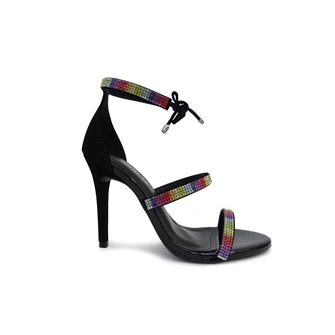 Sandália Via Marte  Salto Fino 22-16102-01 Preto