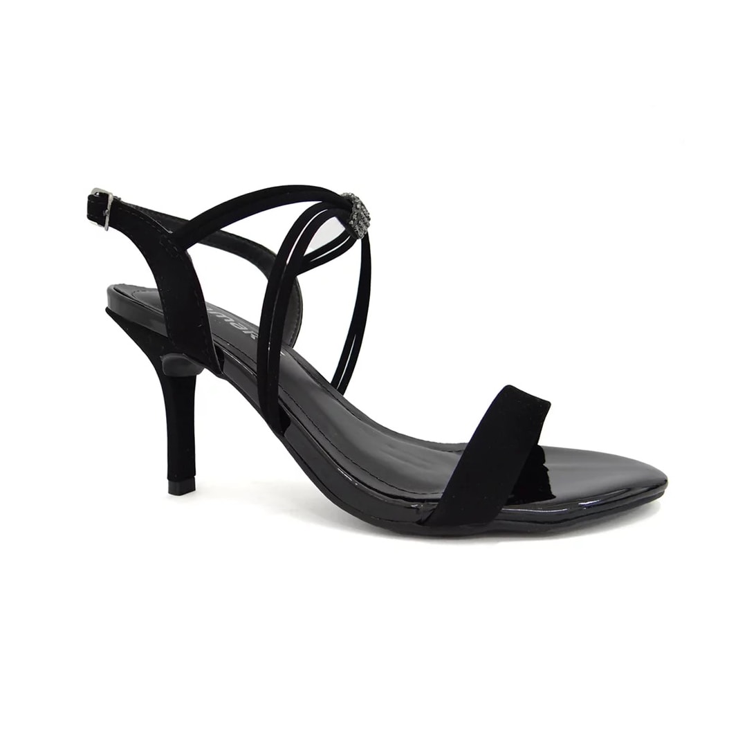 Sandália Via Marte Salto Fino 23-18604 Preto