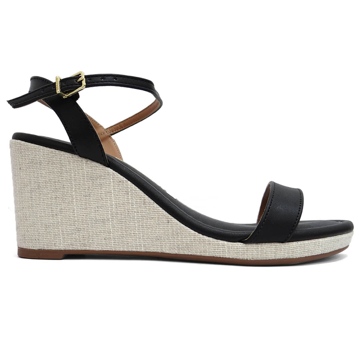 Sandália Vizzano Anabela 6501.112 Preto Sandália Vizzano Anabela 6501.112 Preto