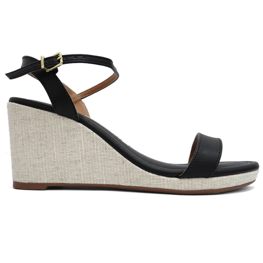 Sandália Vizzano Anabela 6501.112 Preto Sandália Vizzano Anabela 6501.112 Preto