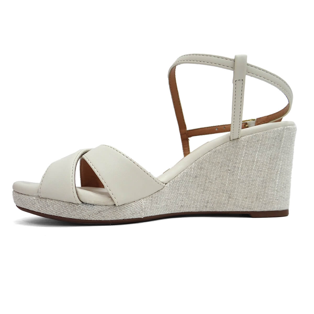 Sandália Vizzano Anabela 6501.114 Branco Off Sandália Vizzano Anabela 6501.114 Branco Off