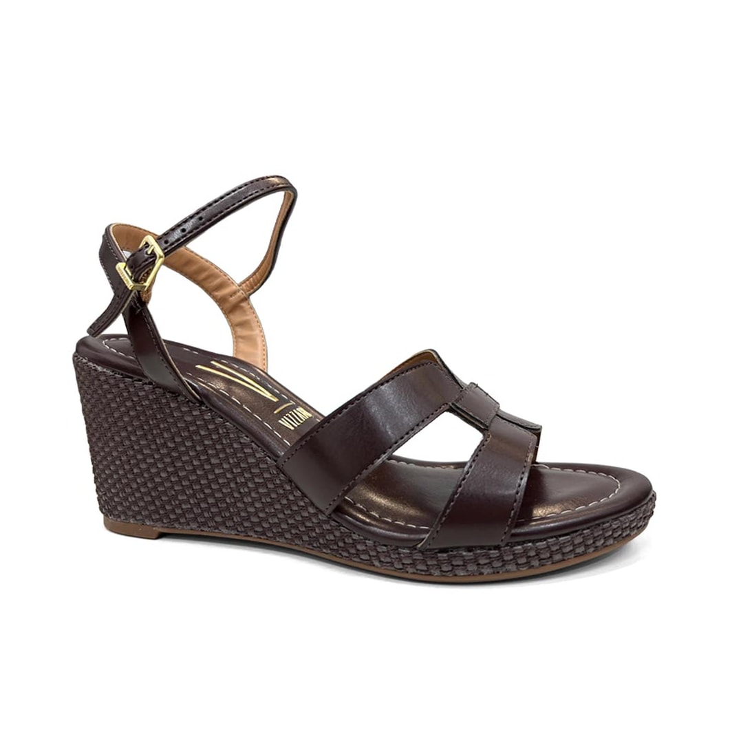 Sandália Vizzano Anabela 6501.130 Cacau