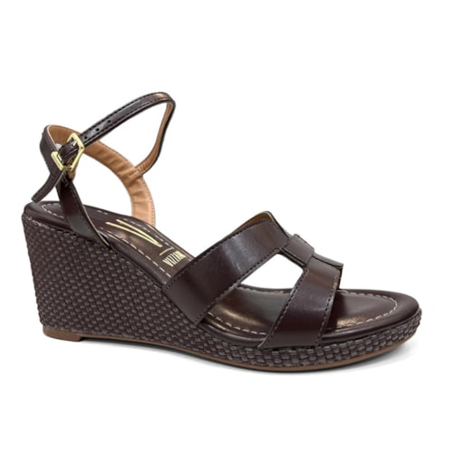 Sandália Vizzano Anabela 6501.130 Cacau