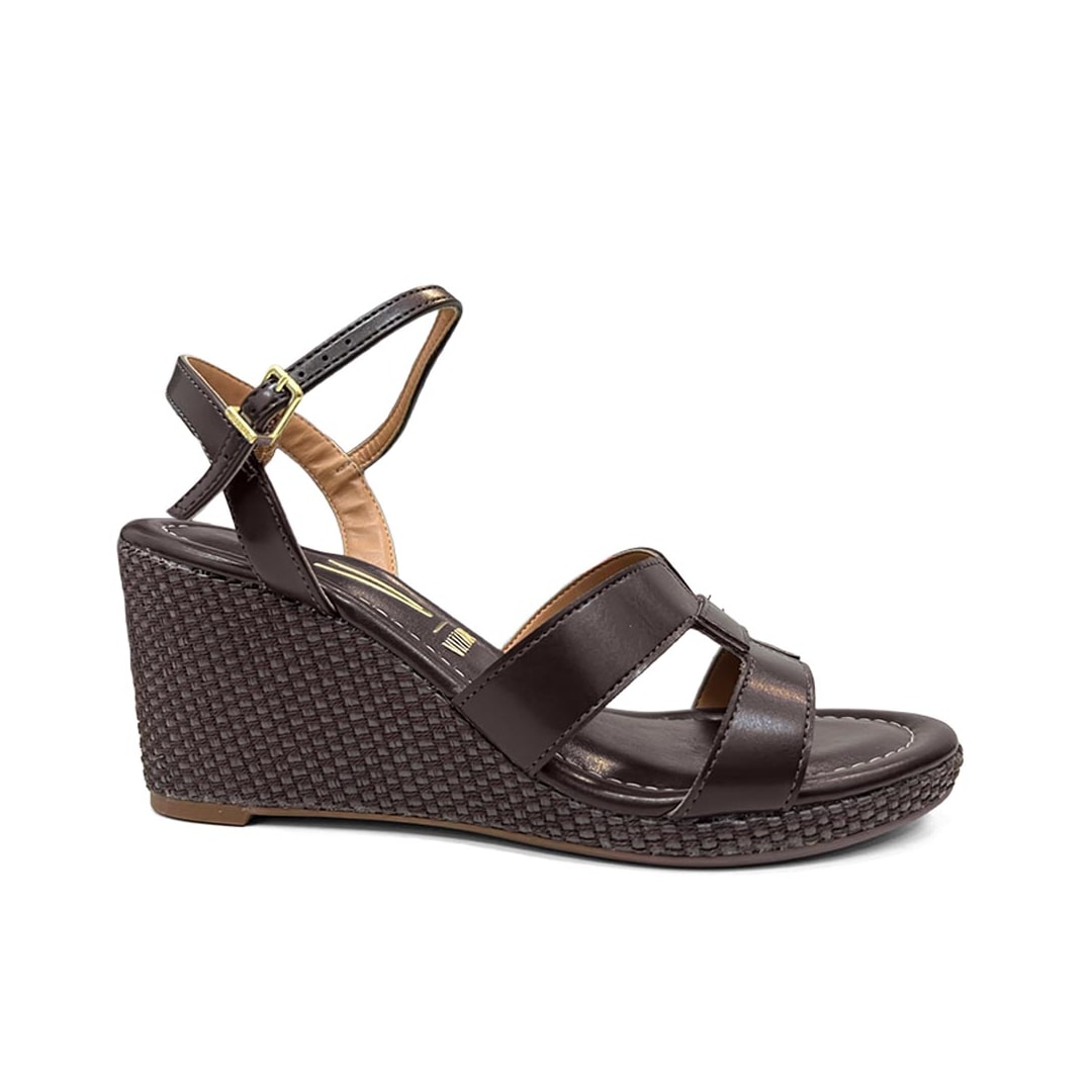 Sandália Vizzano Anabela 6501.130 Cacau