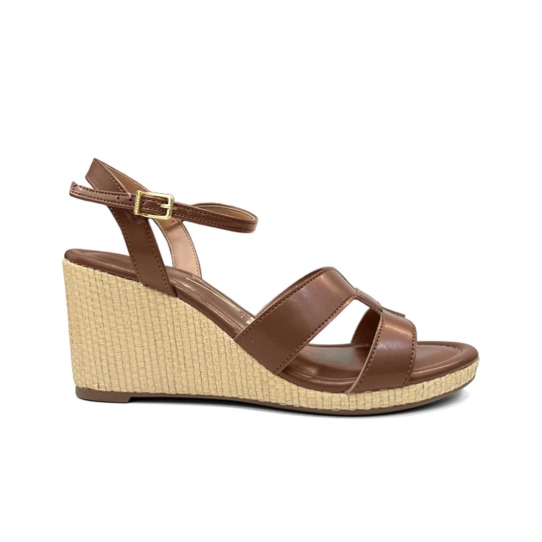 Sandália Vizzano Anabela 6501.130 Mocca Sandália Vizzano Anabela 6501.130 Mocca