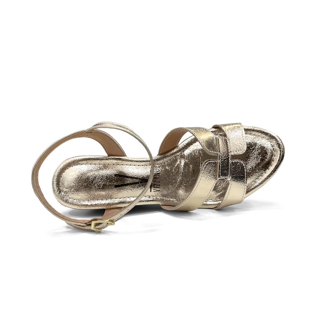 Sandália Vizzano Anabela 6501.230 Dourado