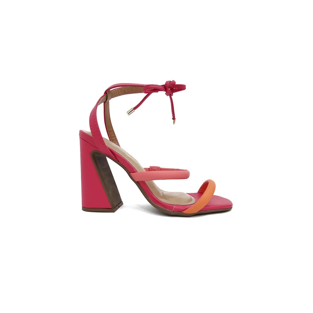 Sandália Vizzano Com Amarraçao 6403.205 Pink/Coral/Laranja Sandália Vizzano Com Amarraçao 6403.205 Pink/Coral/Laranja