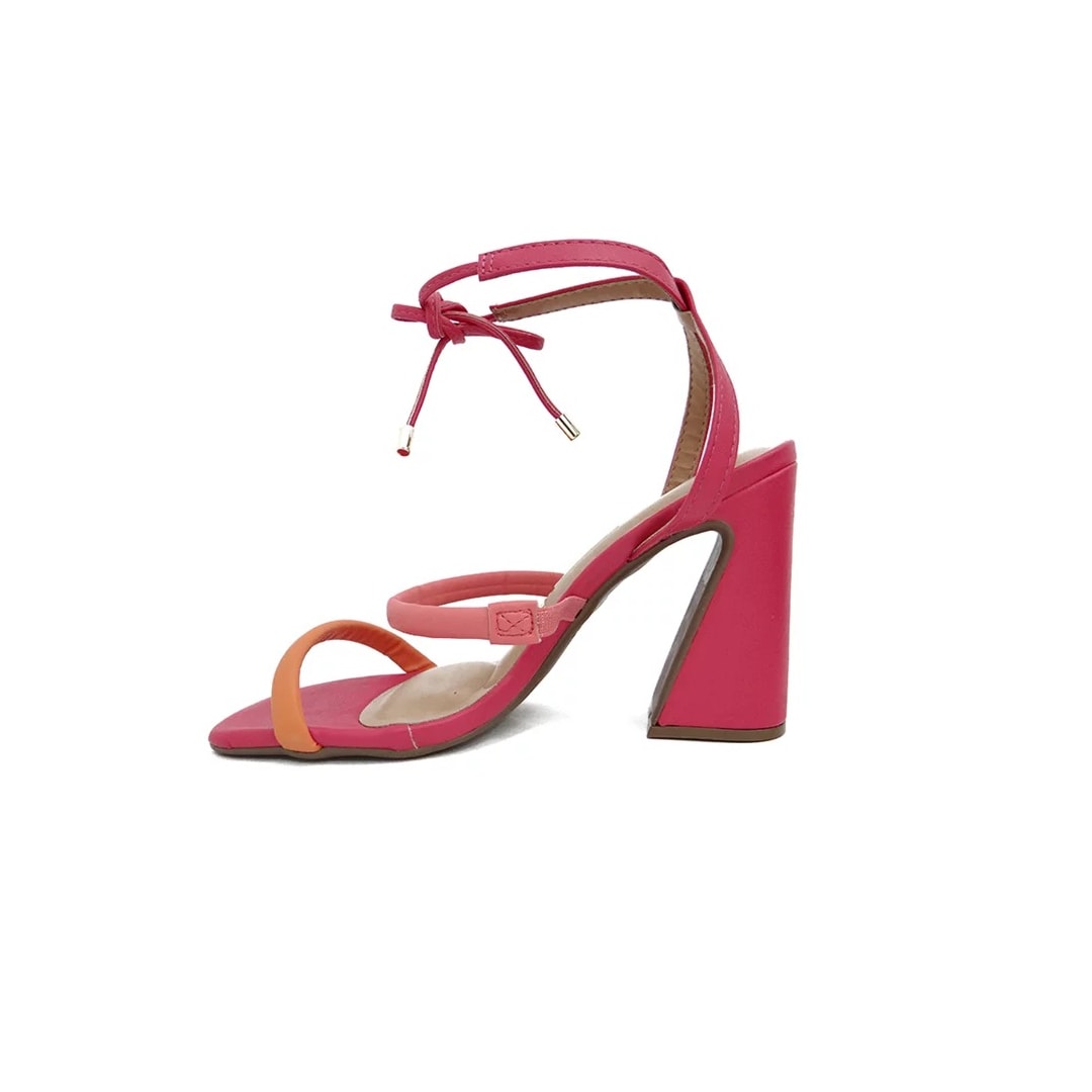 Sandália Vizzano Com Amarraçao 6403.205 Pink/Coral/Laranja Sandália Vizzano Com Amarraçao 6403.205 Pink/Coral/Laranja