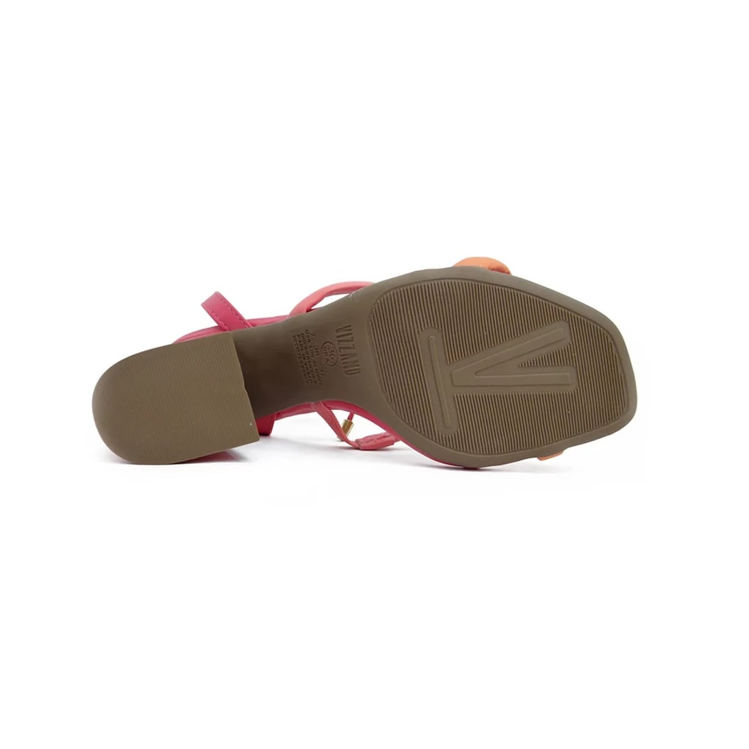 Sandália Vizzano Com Amarraçao 6403.205 Pink/Coral/Laranja Sandália Vizzano Com Amarraçao 6403.205 Pink/Coral/Laranja