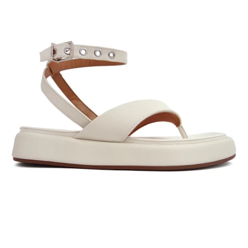 Sandalia Vizzano Flat Casual 6506.103 Branco Off