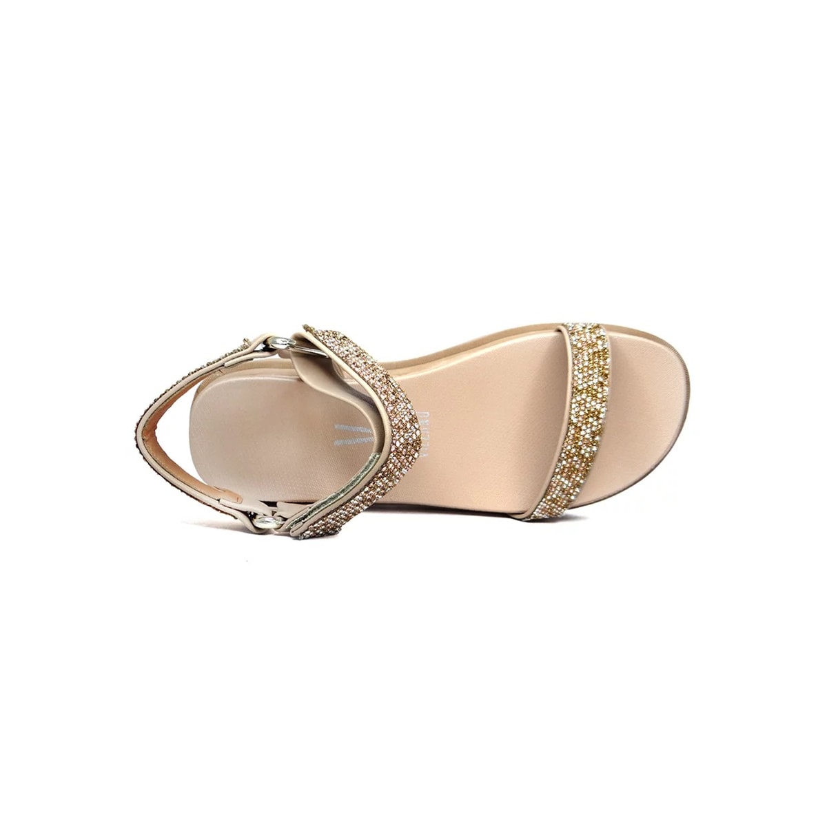 Sandália Vizzano Papete 6499.103 Bege/Bronze Cristal Sandália Vizzano Papete 6499.103 Bege/Bronze Cristal
