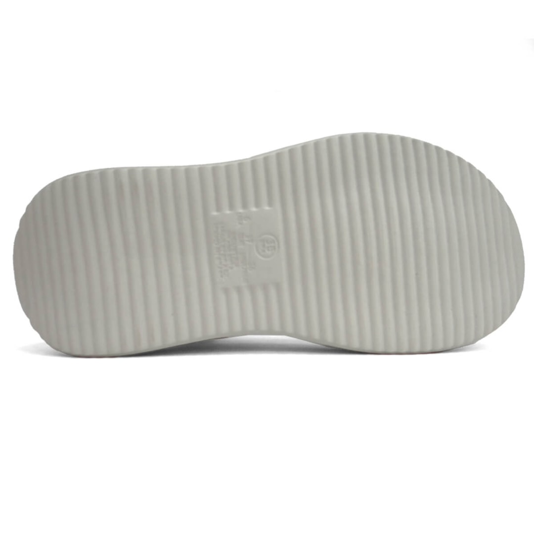 Sandália Vizzano Papete Flat Anabela 6519.103 Branco Off Sandália Vizzano Papete Flat Anabela 6519.103 Branco Off