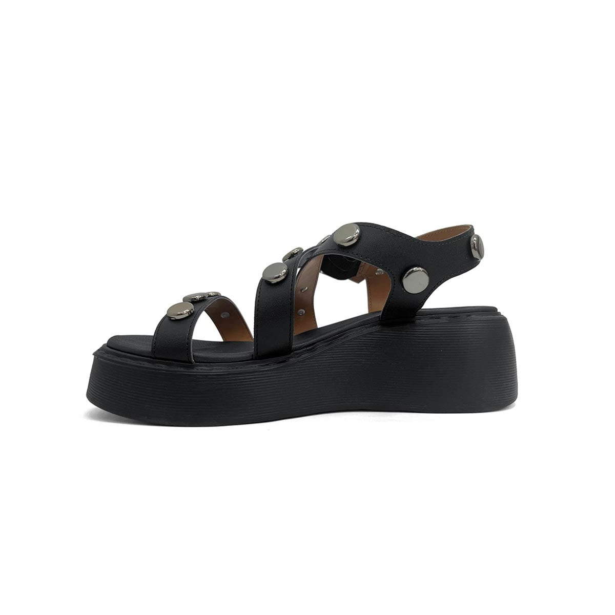 Sandália Vizzano Papete Flat Plataforma 6525.216 Preto Sandália Vizzano Papete Flat Plataforma 6525.216 Preto