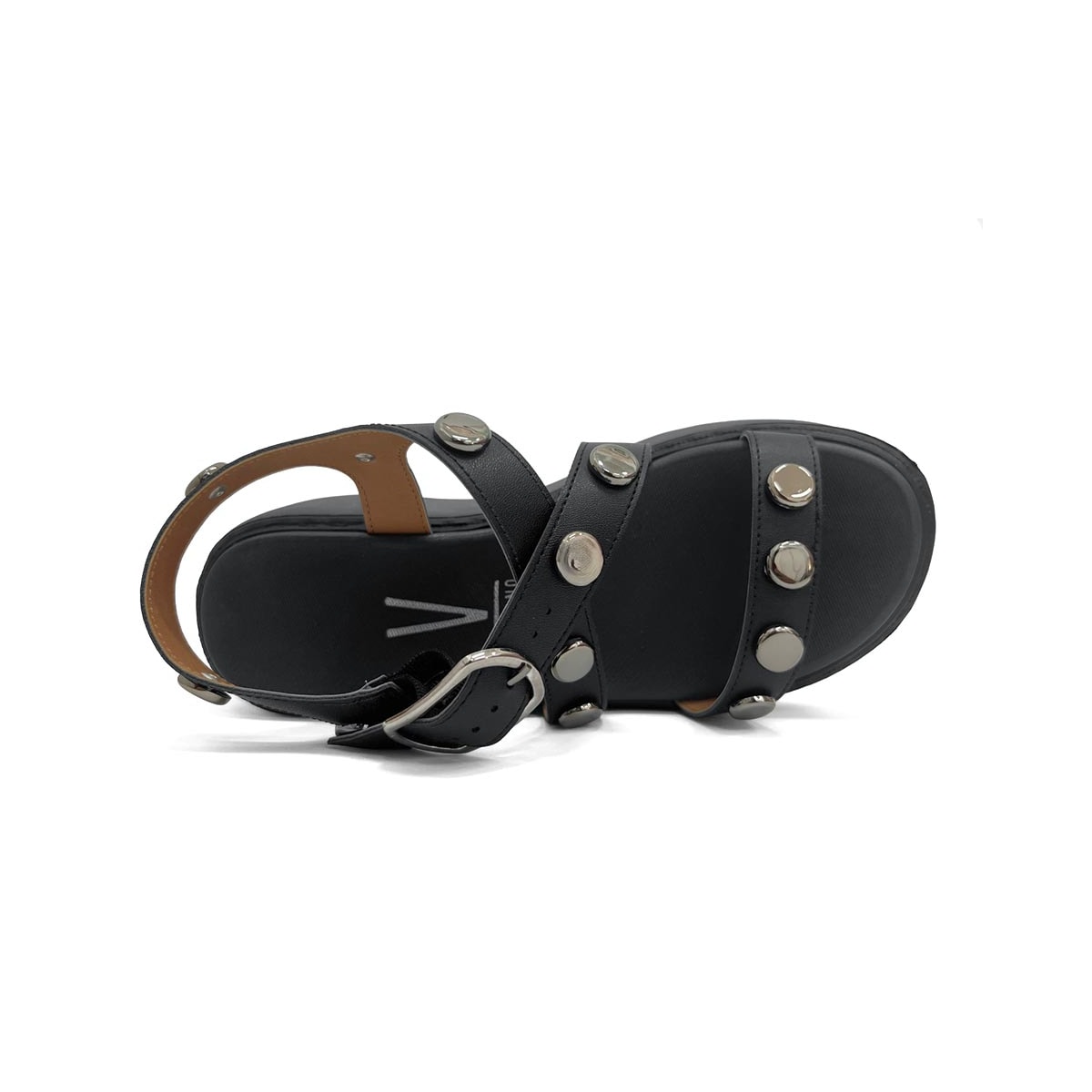 Sandália Vizzano Papete Flat Plataforma 6525.216 Preto Sandália Vizzano Papete Flat Plataforma 6525.216 Preto