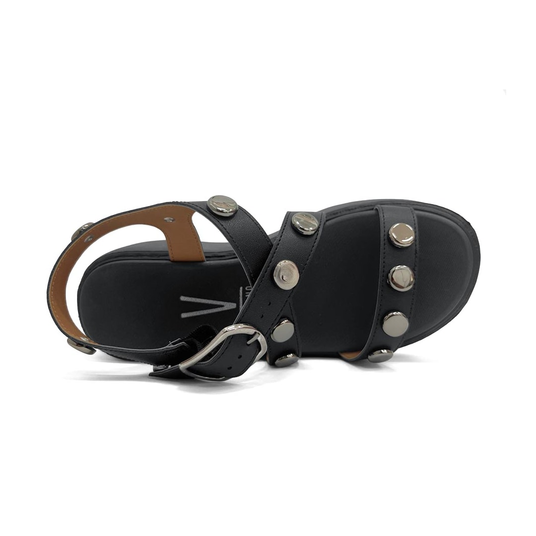 Sandália Vizzano Papete Flat Plataforma 6525.216 Preto Sandália Vizzano Papete Flat Plataforma 6525.216 Preto