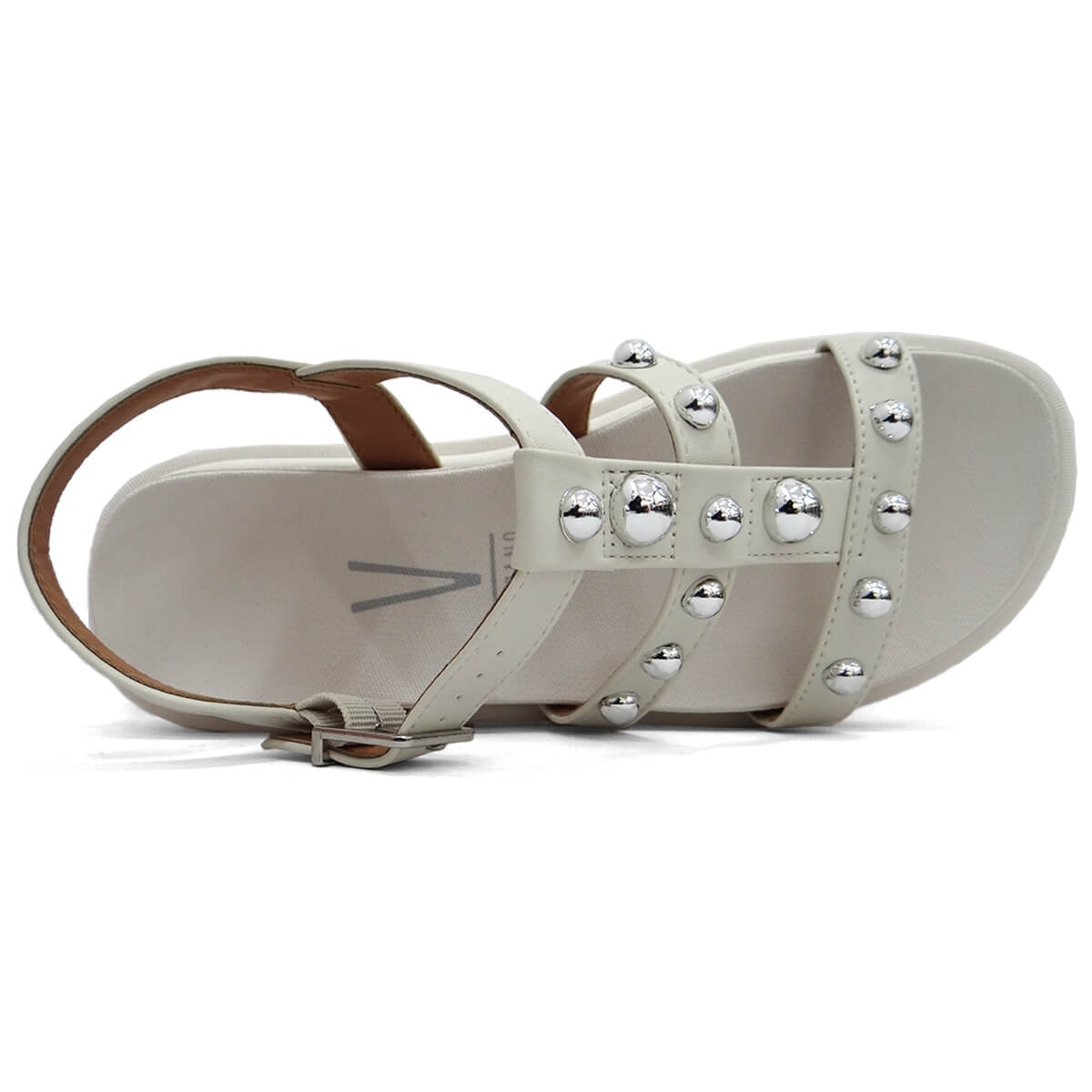 Sandália Vizzano Papete Flat Tratorada 6499.110 Branco Off Sandália Vizzano Papete Flat Tratorada 6499.110 Branco Off