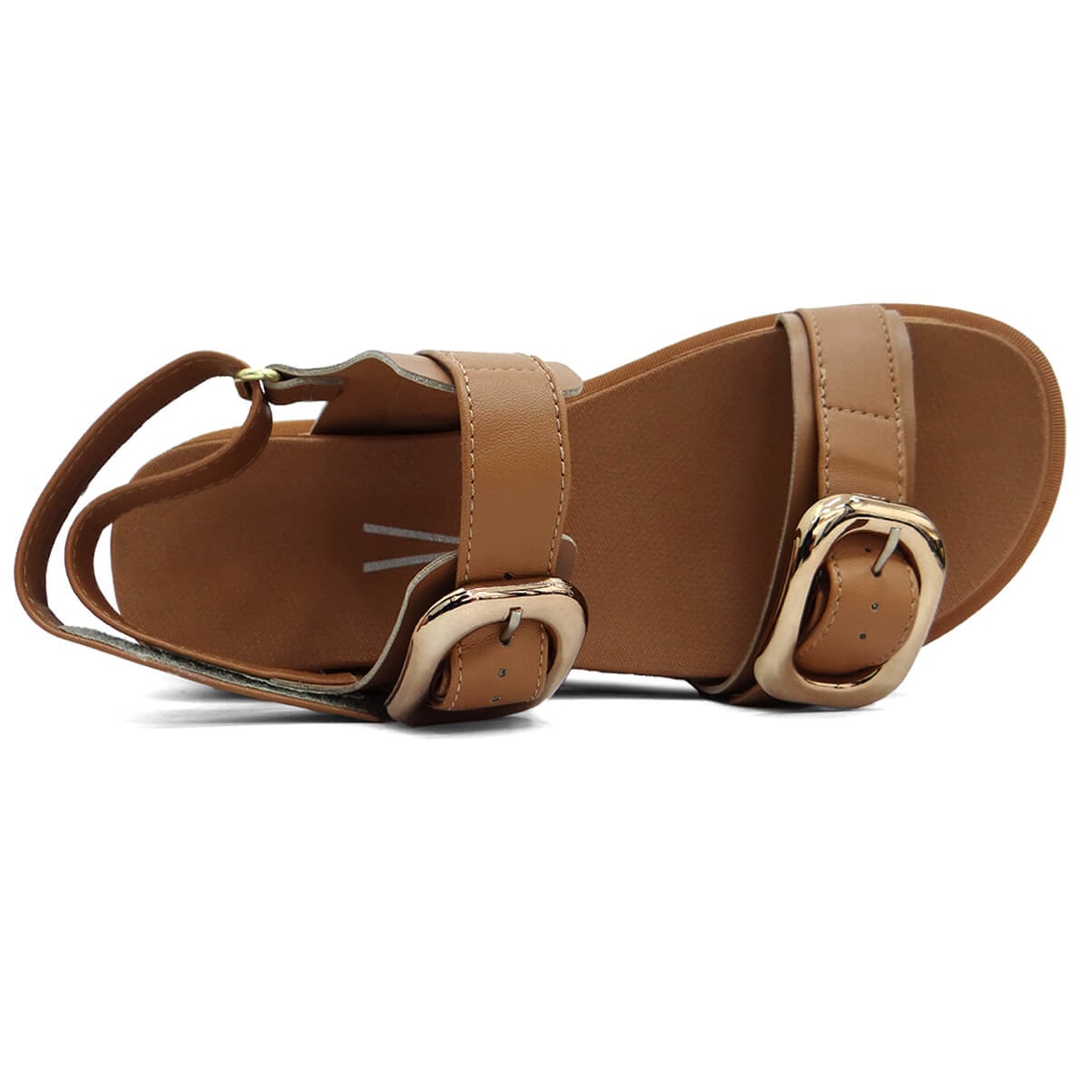 Sandália Vizzano Papete Flat Tratorada 6499.115 Camel Sandália Vizzano Papete Flat Tratorada 6499.115 Camel