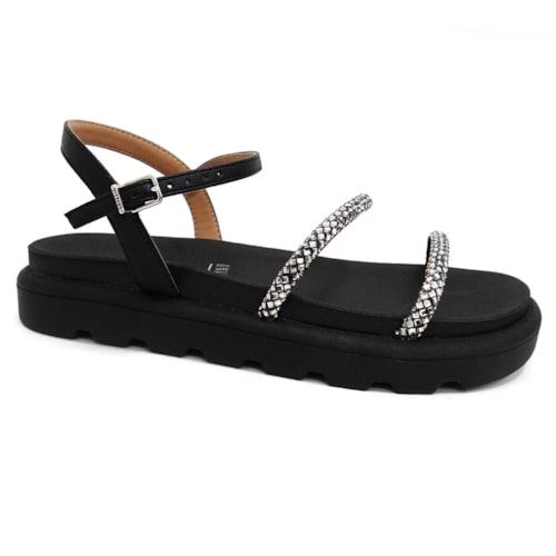 Sandalia Vizzano Papete Flatform 6459.123 Preto