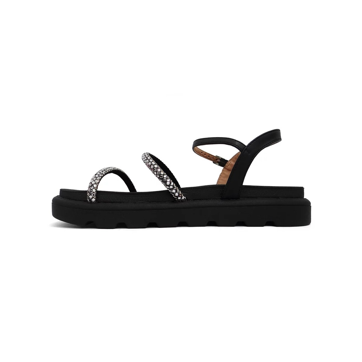 Sandália Vizzano Papete Flatform 6459.123 Preto Sandália Vizzano Papete Flatform 6459.123 Preto