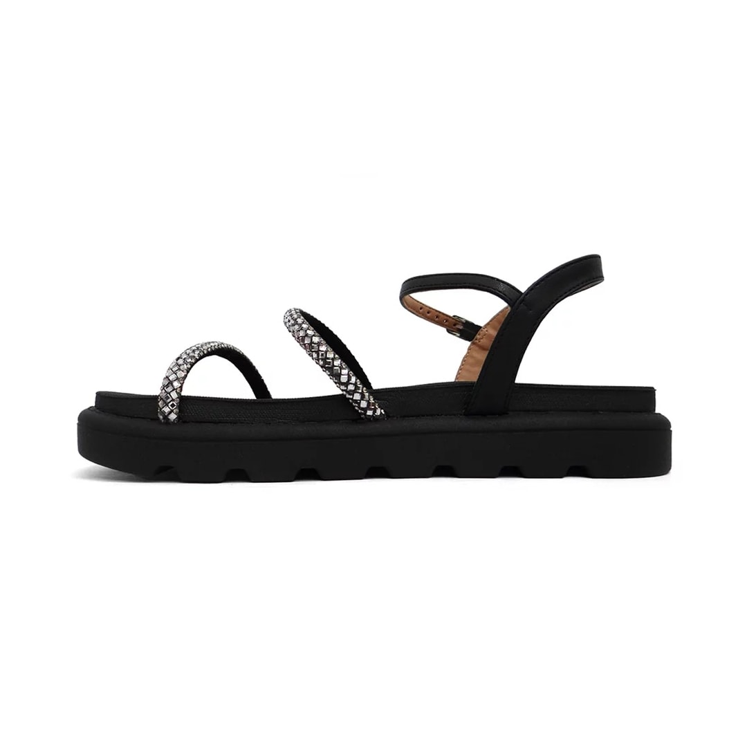 Sandália Vizzano Papete Flatform 6459.123 Preto