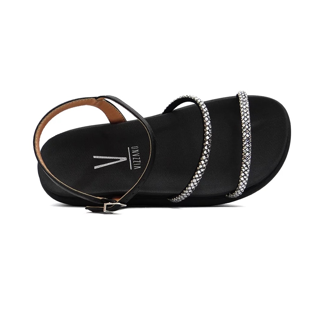 Sandália Vizzano Papete Flatform 6459.123 Preto