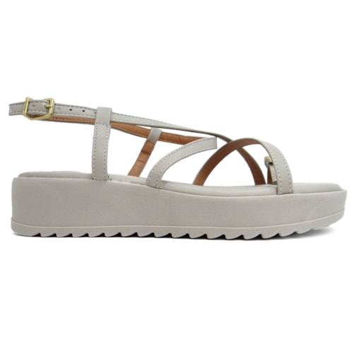 Sandalia Vizzano Papete Flatform 6492.321 Cinza