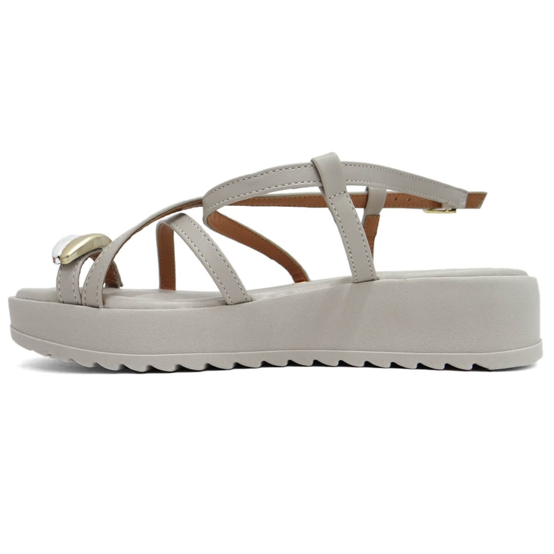 Sandália Vizzano Papete Flatform 6492.321 Cinza Sandália Vizzano Papete Flatform 6492.321 Cinza