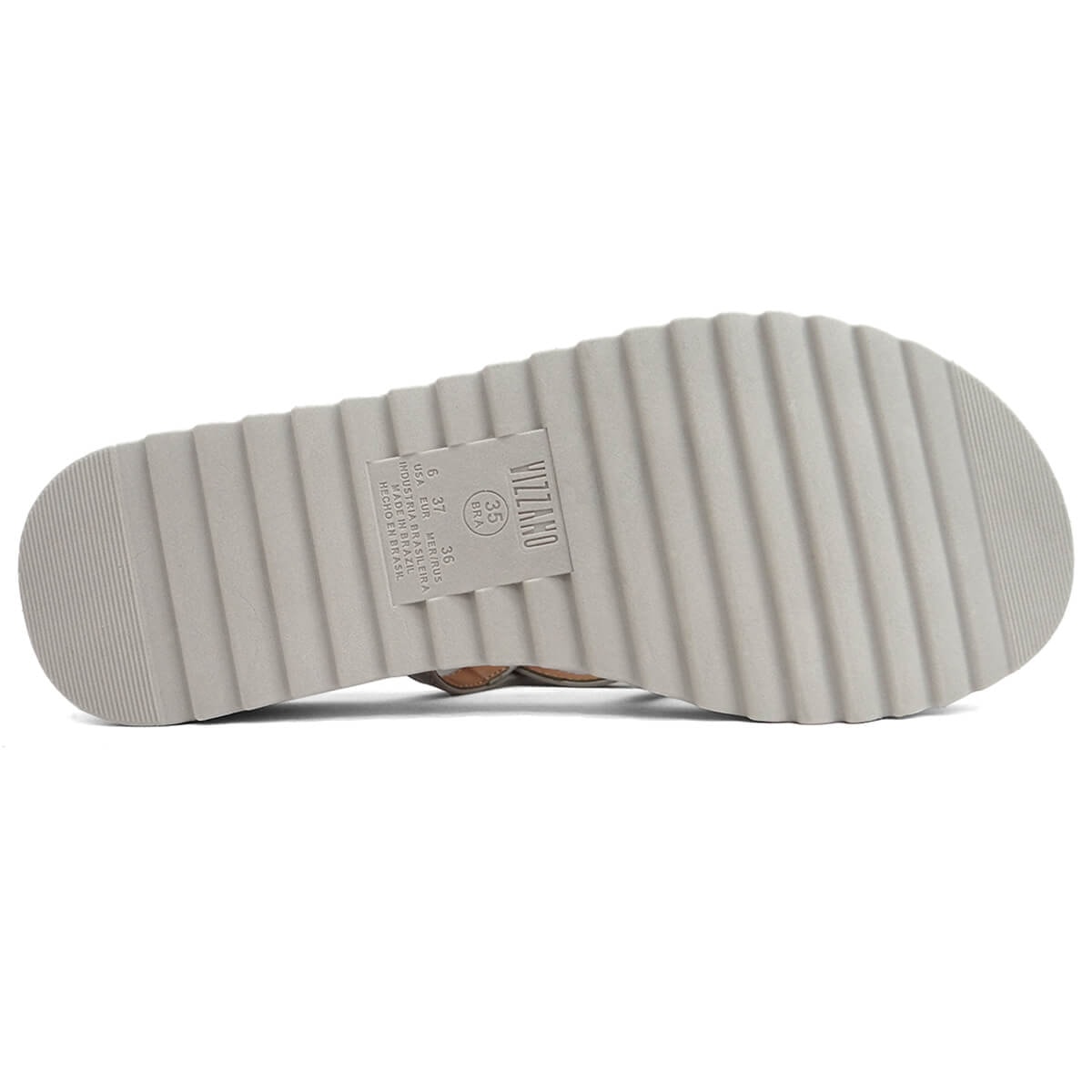 Sandália Vizzano Papete Flatform 6492.321 Cinza Sandália Vizzano Papete Flatform 6492.321 Cinza