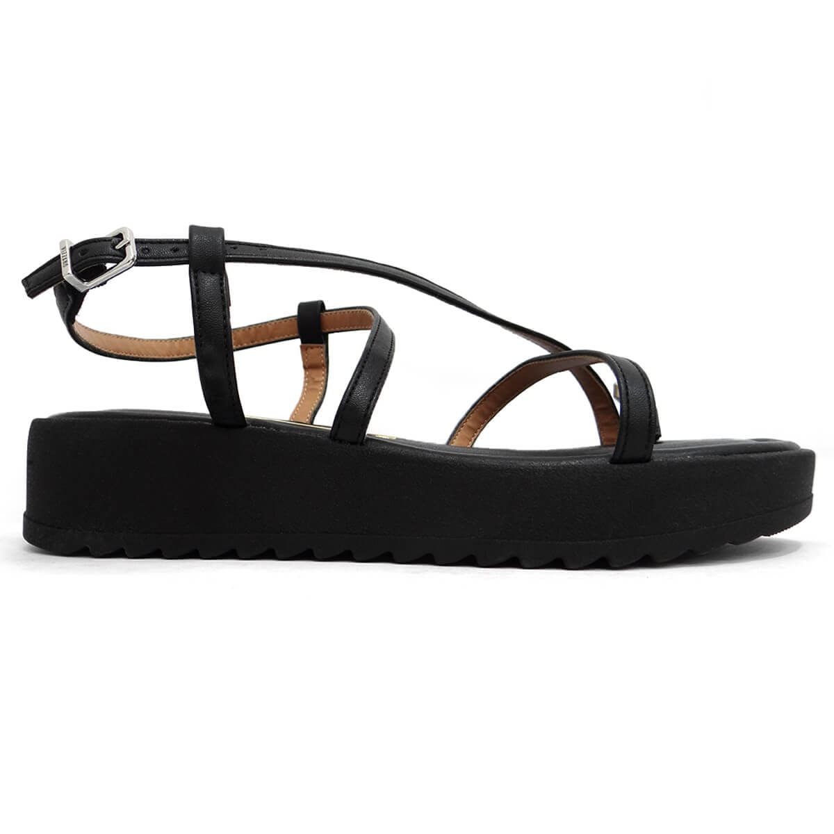 Sandália Vizzano Papete Flatform 6492.321 Preto Sandália Vizzano Papete Flatform 6492.321 Preto