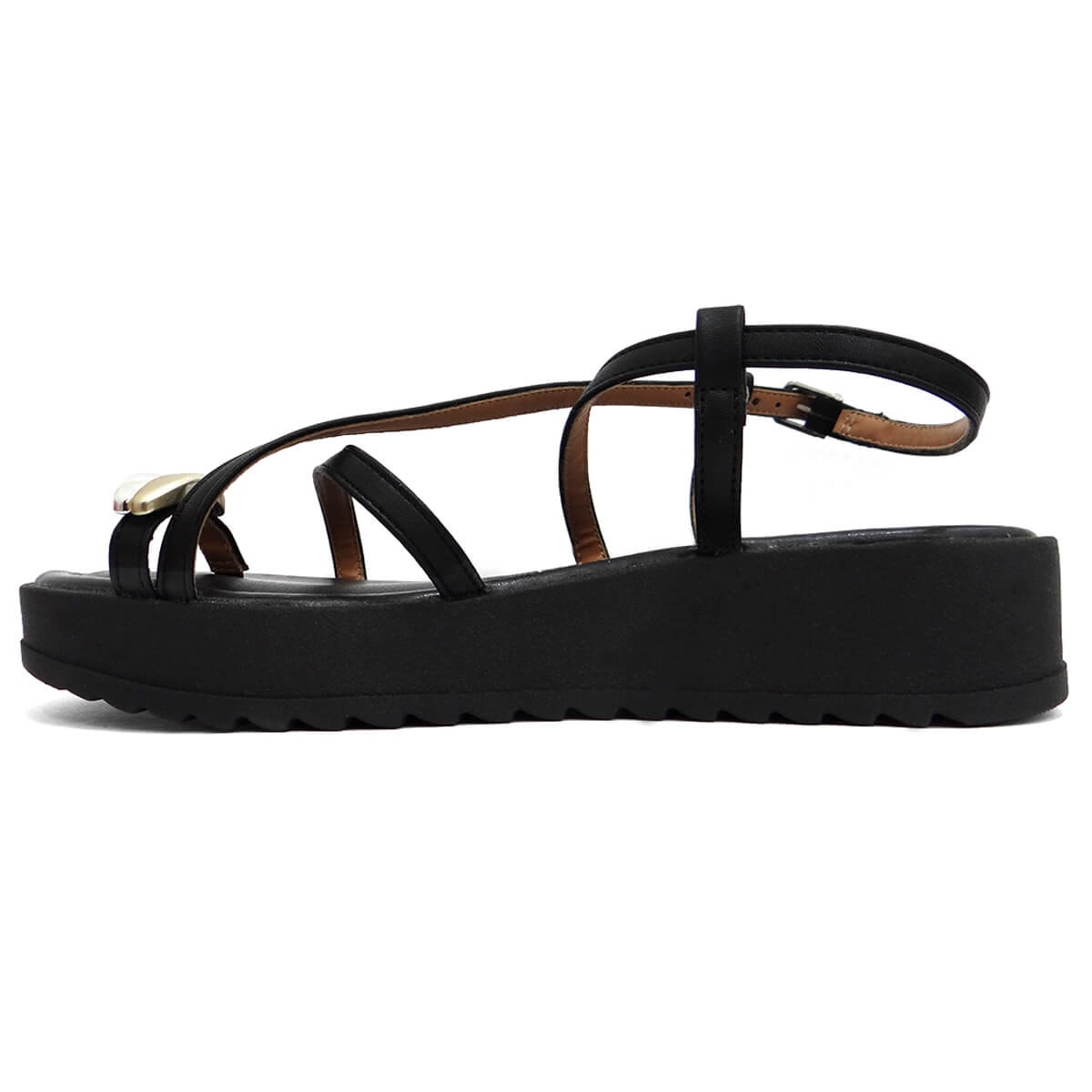 Sandália Vizzano Papete Flatform 6492.321 Preto Sandália Vizzano Papete Flatform 6492.321 Preto