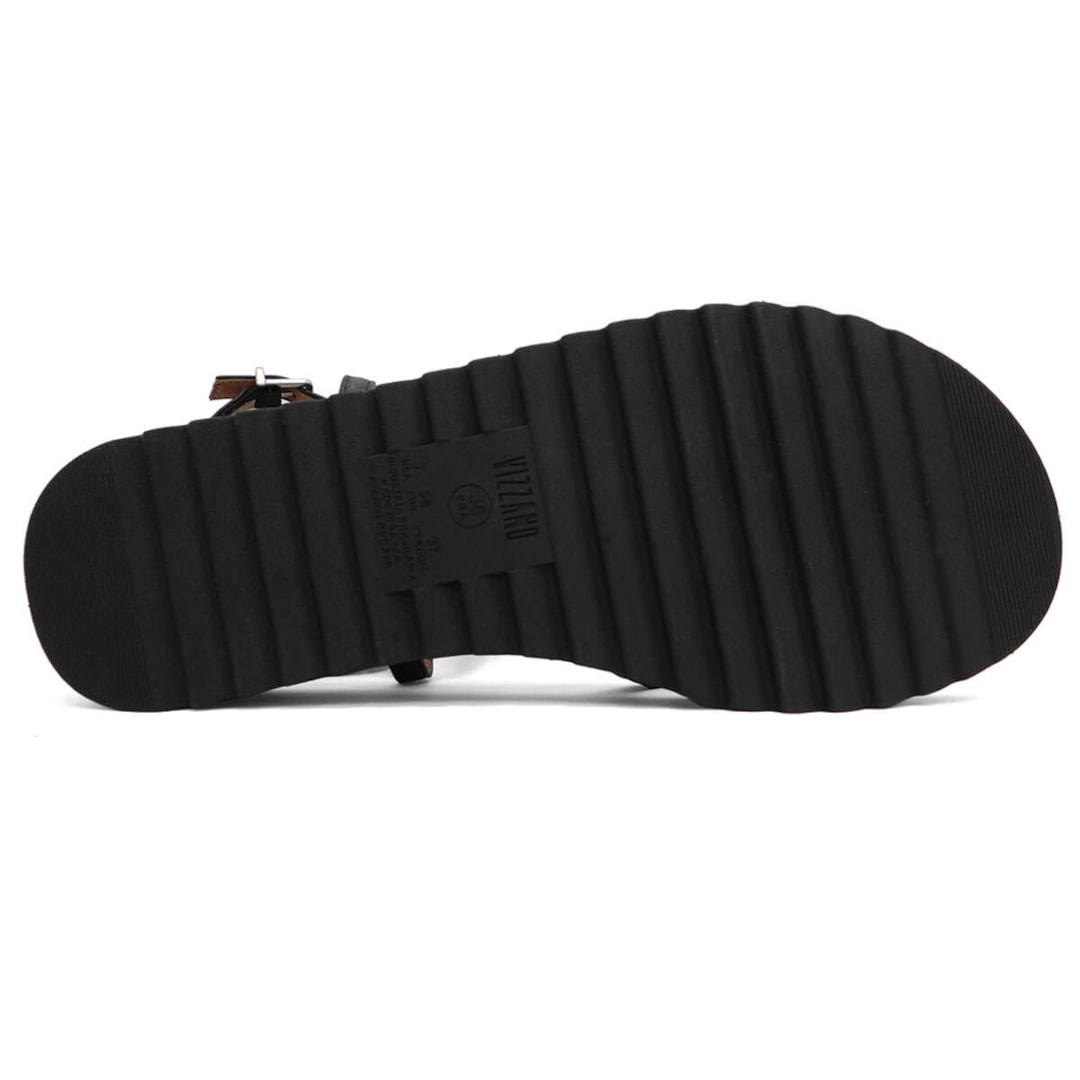Sandália Vizzano Papete Flatform 6492.321 Preto Sandália Vizzano Papete Flatform 6492.321 Preto
